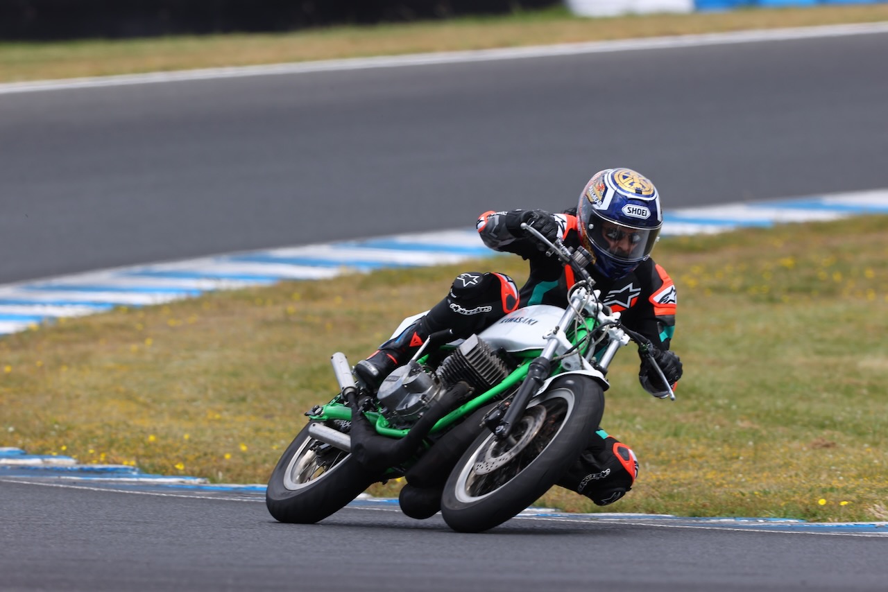 Andy on the Kawasaki H2